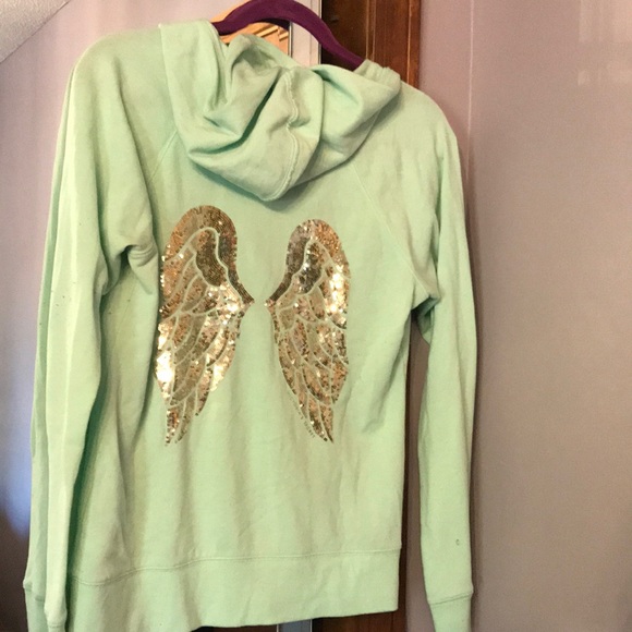 hoodie with angel wings on back